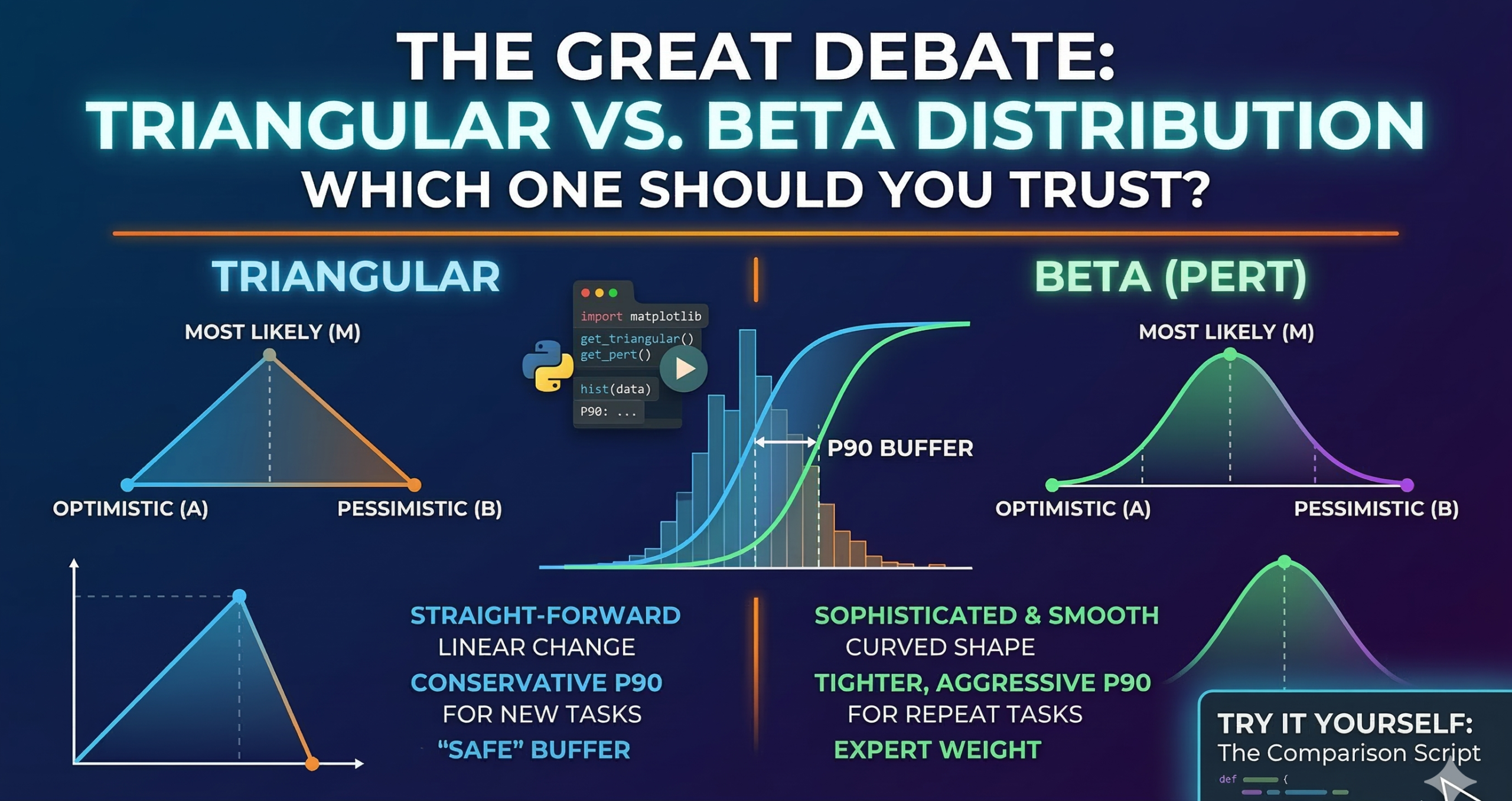 Cover image for The Great Debate: Triangular vs. Beta Distribution – Which One Should You Trust?